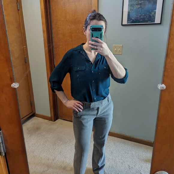 Express and Loft chiffon blouses - Picture 2 of 8